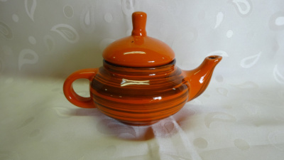 Чайник Кроха младший  400мл "Оранжевая полоска"