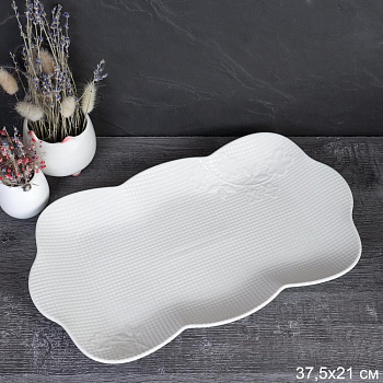 Блюдо фигурное 38см резное