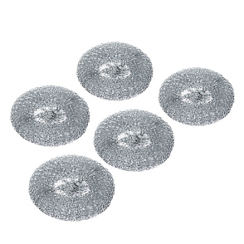 Набор губок металлическиx 5шт. плетенка 20г