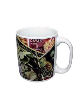 Кружка BIG 490мл "Деньги"