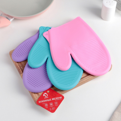 Рукавица силиконовая  «Ребрис»  22*17см МИКС