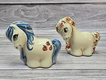 Сувенир фигурка "Лошадка Дуся" 10*4.5*8.5см микс