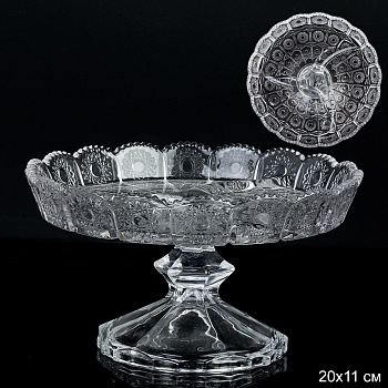 Ваза для сервировки 20х11см на ножке