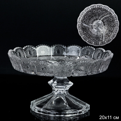 Ваза для сервировки 20х11см на ножке