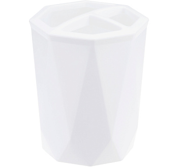 Подставка для зубных щеток ПРИЗМА Белый