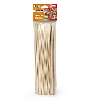 Шампуры д/шашлыка бамбук  100шт.  40см