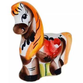 Фигурка "Лошадка" цветная 7.8см