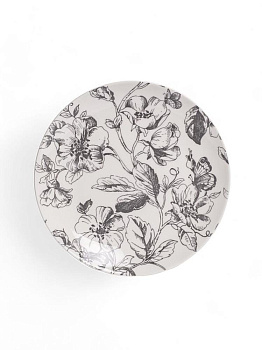 Тарелка десертная BOTANICA серый 19см