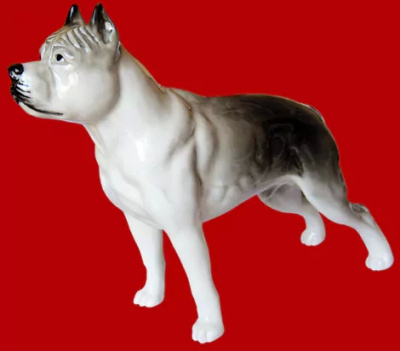 Фигурка декорат. "Стаффордширский терьер" без подставки 13х6х17см