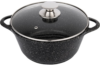 Кастрюля литая 3л 24см Гранит плюс Традиция стенки/дно 3.8/5.5мм Pfluon Кастрюля литая 3л 24см Гранит плюс Традиция стенки/дно 3.8/5.5мм Pfluon