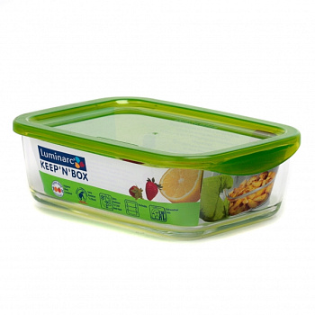 Контейнер стеклянный KEEP N BOX прямоугольный 1160мл