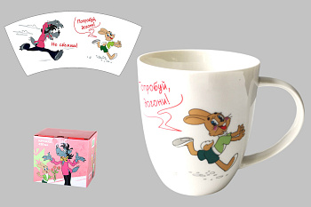 Кружка 420мл под.уп. "Ну, Погоди!"