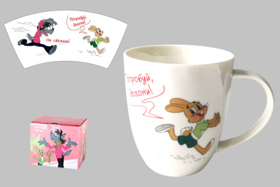 Кружка 420мл под.уп. "Ну, Погоди!"