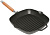 Сковорода-гриль без пресса чугунная 240х240 со съемной ручкой