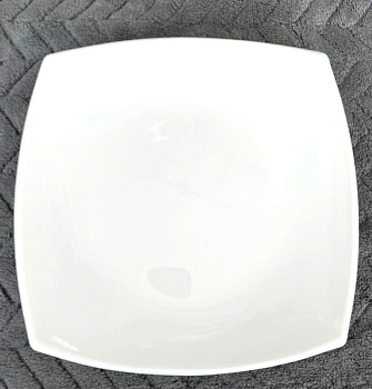 Тарелка квадратная КВАДРО-К 19см стекло (6/72)