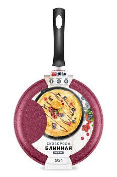 Сковорода блинная 24см cherry литая антипр. покрытие Сковорода блинная 24см cherry литая антипр. покрытие