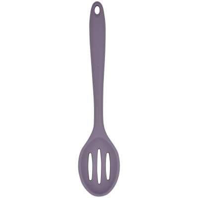 Ложка с прорезями силикон "Fantasy лилов" 28см