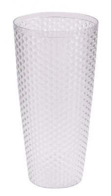 Ваза для цветов "Мозаика люкс" d15 h30.5cм прозрачный