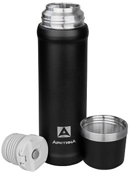 Термос термобутылка 600мл черный 24ч