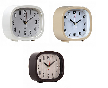 Будильник кварцевый Рубин 10.5*12.5*3.8см  1*AA