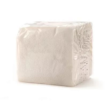 Салфетки 80шт белые 24*24