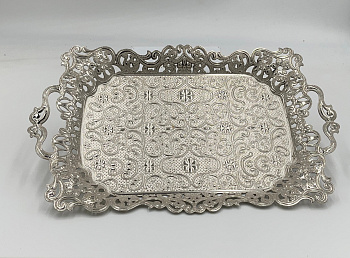 Поднос с ручками средний 26*40см