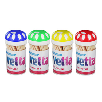 Зубочистки 100шт бамбук пластиковая уп.