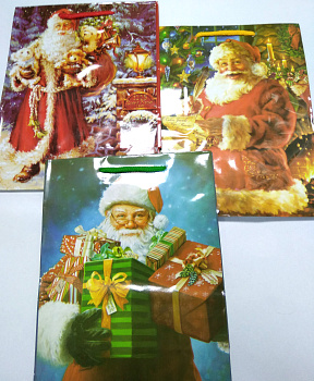 Сумка гологр. 18см*23см*10см  НОВЫЙ ГОД