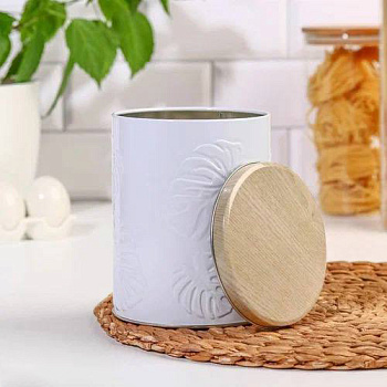 Жест. банка "Моно бел монстера" d99 h145мм 1100мл