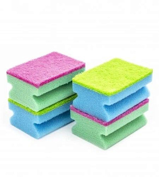 Губка Колорс 4шт