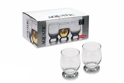 Набор стаканов 6шт. АКВАТИК низкие 310мл