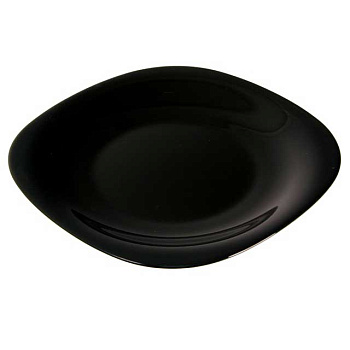 Тарелка десертная КАРИН черная 19см