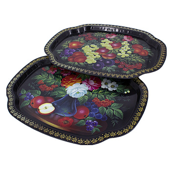 Поднос жест. фигурный 440*345мм 01469п Поднос жест. фигурный 440*345мм 01469п