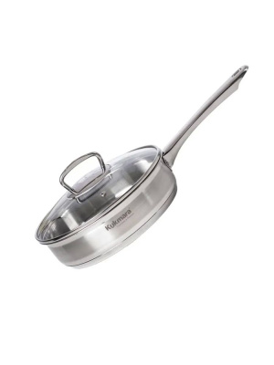 Сковорода 1.7л   22см Orion индукция стеклянная крышка