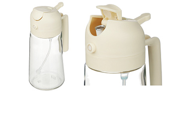 Распылитель для масла и уксуса 470мл стекло пластик