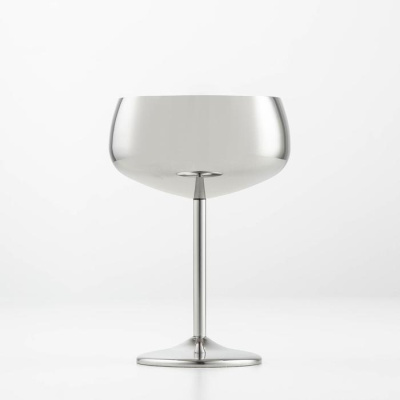 Бокал - коктейльная рюмка 16x11.5см нерж.  матовый