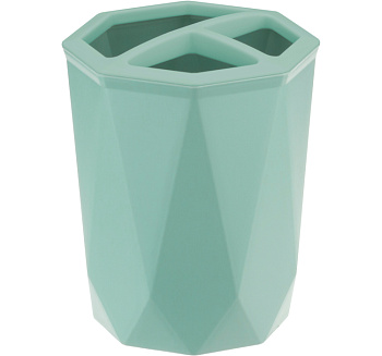 Подставка для зубных щеток ПРИЗМА морская волна