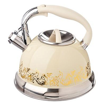 Чайник мет. 3л "Золотая вязь"  индукция Чайник мет. 3л "Золотая вязь"  индукция