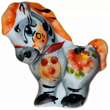 Фигурка "Лошадка" цветная 7.5см