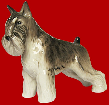 Фигурка декорат. "Цвергшнауцер (перец с солью)" 9x5x13см