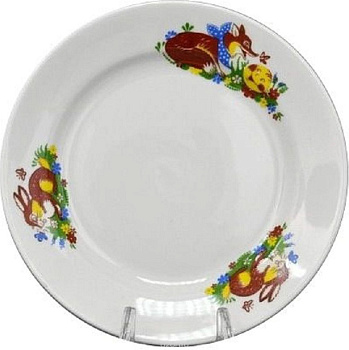 Тарелка мелкая 175мм "Веселый Колобок"
