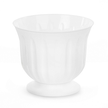 Кашпо "Фламинго" 15л белый 35х35х30см