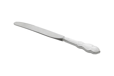 Нож столовый посебр. СЕРЕБР. РОЗА