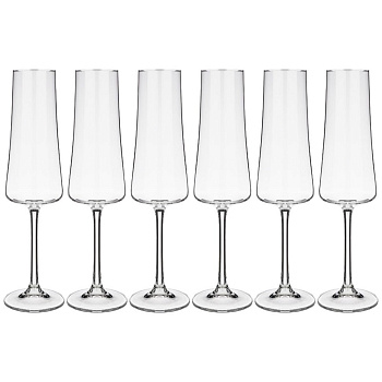 Набор бокалов для шамп. 6шт. "Экстра" 210мл