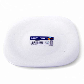 Тарелка десертная КАРИН белая 19см (D0466) (12)