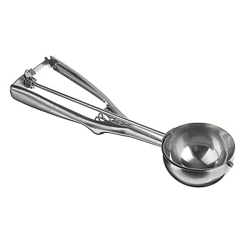 Ложка для мороженого  d6см  нерж