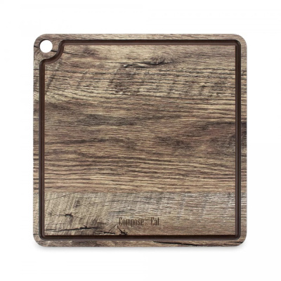 Подставка под горячее/доска для сервировки 24х24см дуб мореный