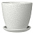 Горшок для цветов "Маджента крокус" белый 4.2л