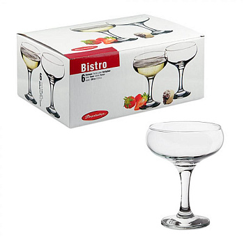 Набор фужеров 6шт. БИСТРО 275мл