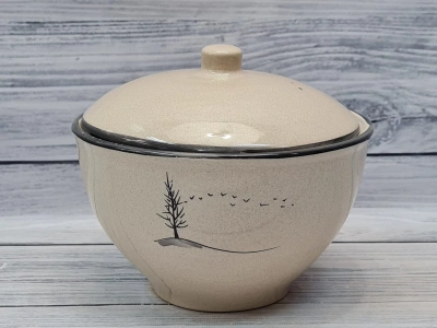 Салатник с крышкой 2.25л "Лирика" 21.5 h18.5см (4)